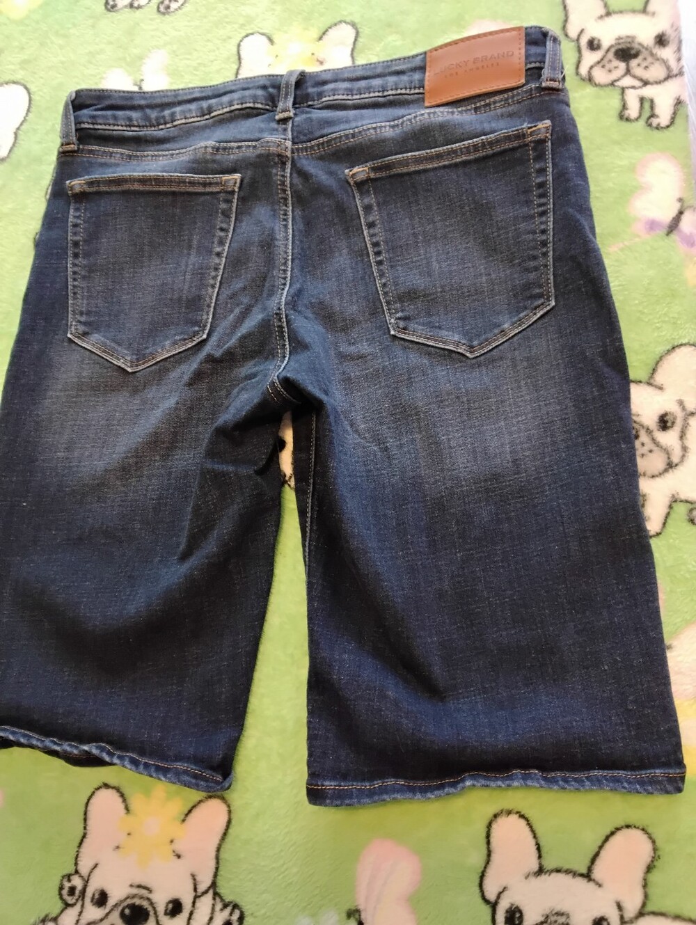 Lucky Brand Bermuda jeans jean Shorts Women’s Size 8 or 29 31W 10.5L stretch